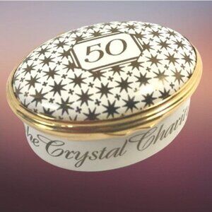 Halcyon Days Trinket Keepsake Jewelry Box Crystal Charity Ball